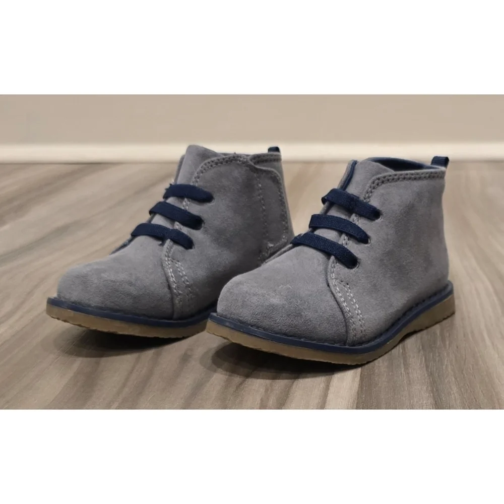Toddler Baby Boys' Toddler Chukka Boots Shoes Cat and Jack Gray Size 6
